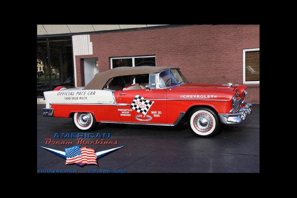 For Sale Used 1955 Chevrolet Bel Air Convertible Power Pac Nice!!! | American Dream Machines Des Moines IA 50309