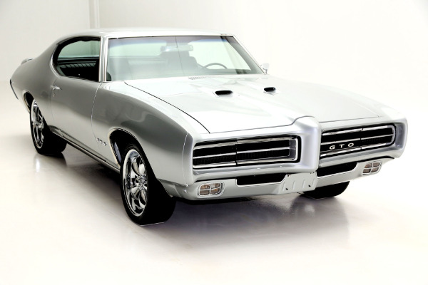 For Sale Used 1969 Pontiac GTO Silver numbers matching 4 speed | American Dream Machines Des Moines IA 50309