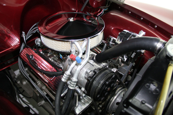 For Sale Used 1951 Chevrolet Suburban Burgundy,Black Leather, RestoMod | American Dream Machines Des Moines IA 50309