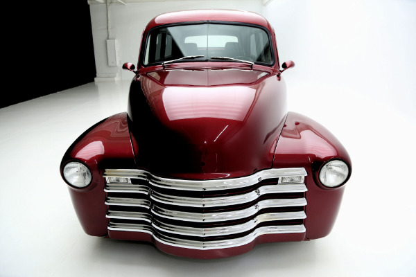 For Sale Used 1951 Chevrolet Suburban Burgundy,Black Leather, RestoMod | American Dream Machines Des Moines IA 50309