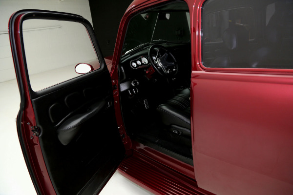 For Sale Used 1951 Chevrolet Suburban Burgundy,Black Leather, RestoMod | American Dream Machines Des Moines IA 50309