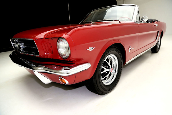 For Sale Used 1965 Ford Mustang Convertible Red (A-CODE) | American Dream Machines Des Moines IA 50309