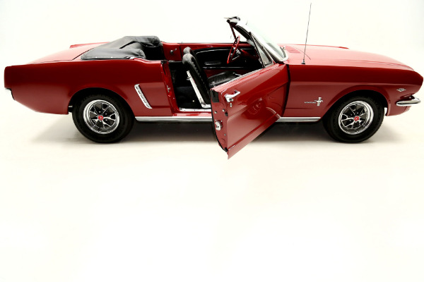 For Sale Used 1965 Ford Mustang Convertible Red (A-CODE) | American Dream Machines Des Moines IA 50309