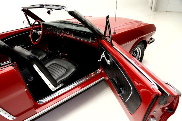 For Sale Used 1965 Ford Mustang Convertible Red (A-CODE) | American Dream Machines Des Moines IA 50309