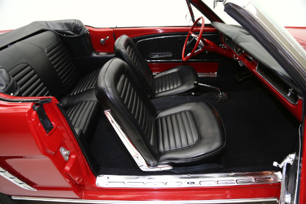 For Sale Used 1965 Ford Mustang Convertible Red (A-CODE) | American Dream Machines Des Moines IA 50309