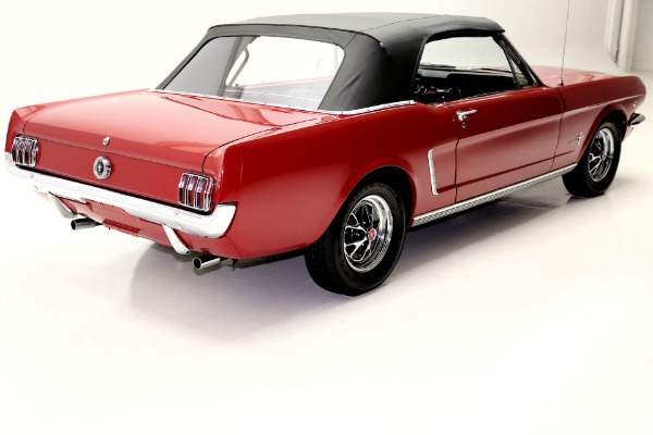 For Sale Used 1965 Ford Mustang Convertible Red (A-CODE) | American Dream Machines Des Moines IA 50309