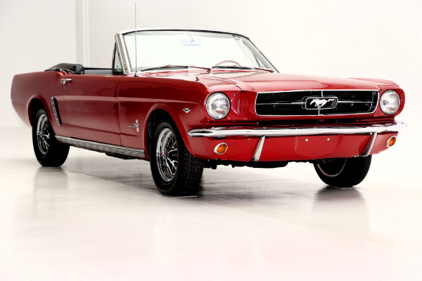 For Sale Used 1965 Ford Mustang Convertible Red (A-CODE) | American Dream Machines Des Moines IA 50309