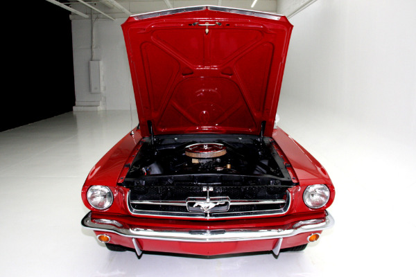 For Sale Used 1965 Ford Mustang Convertible Red (A-CODE) | American Dream Machines Des Moines IA 50309