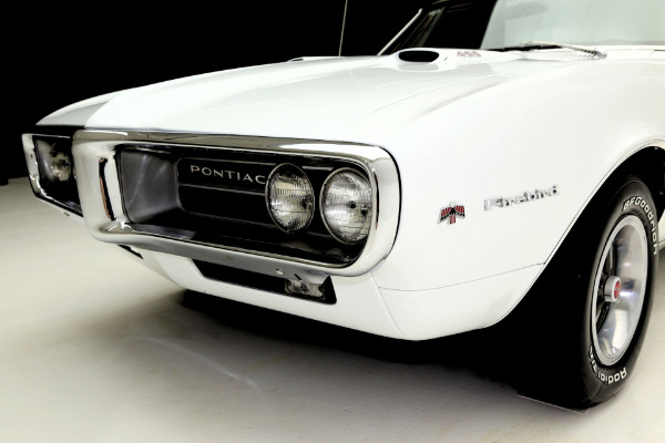 For Sale Used 1967 Pontiac Firebird WHITE, RED INT, CONVERTIBLE | American Dream Machines Des Moines IA 50309