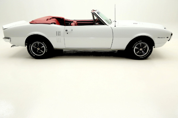 For Sale Used 1967 Pontiac Firebird WHITE, RED INT, CONVERTIBLE | American Dream Machines Des Moines IA 50309