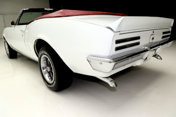 For Sale Used 1967 Pontiac Firebird WHITE, RED INT, CONVERTIBLE | American Dream Machines Des Moines IA 50309