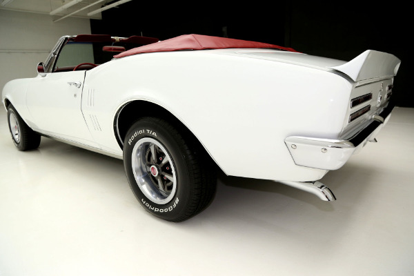 For Sale Used 1967 Pontiac Firebird WHITE, RED INT, CONVERTIBLE | American Dream Machines Des Moines IA 50309