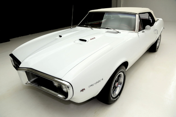 For Sale Used 1967 Pontiac Firebird WHITE, RED INT, CONVERTIBLE | American Dream Machines Des Moines IA 50309