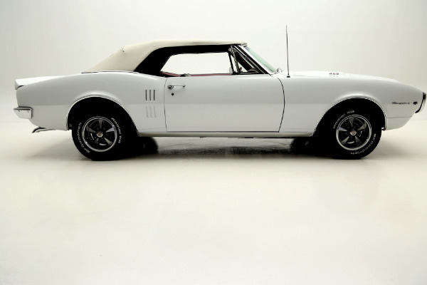 For Sale Used 1967 Pontiac Firebird WHITE, RED INT, CONVERTIBLE | American Dream Machines Des Moines IA 50309