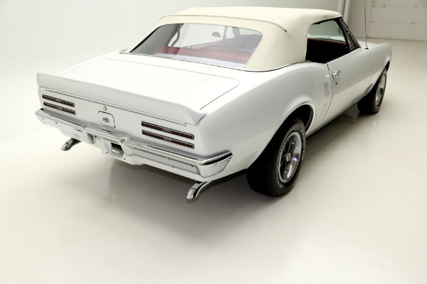 For Sale Used 1967 Pontiac Firebird WHITE, RED INT, CONVERTIBLE | American Dream Machines Des Moines IA 50309