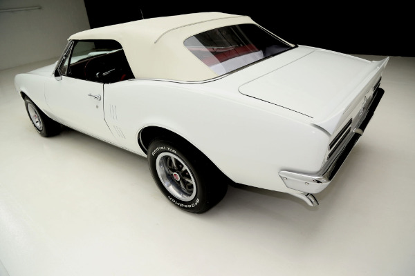 For Sale Used 1967 Pontiac Firebird WHITE, RED INT, CONVERTIBLE | American Dream Machines Des Moines IA 50309