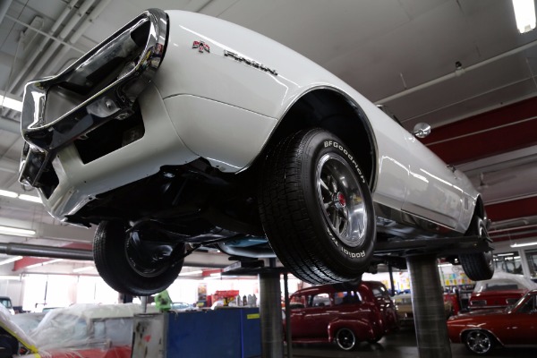 For Sale Used 1967 Pontiac Firebird WHITE, RED INT, CONVERTIBLE | American Dream Machines Des Moines IA 50309