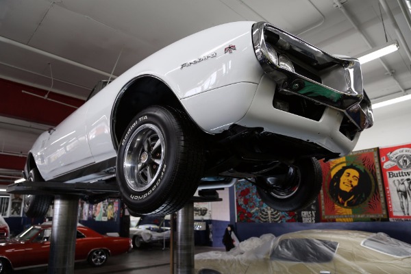 For Sale Used 1967 Pontiac Firebird WHITE, RED INT, CONVERTIBLE | American Dream Machines Des Moines IA 50309