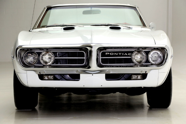 For Sale Used 1967 Pontiac Firebird WHITE, RED INT, CONVERTIBLE | American Dream Machines Des Moines IA 50309