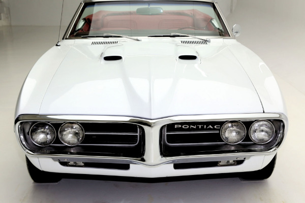 For Sale Used 1967 Pontiac Firebird WHITE, RED INT, CONVERTIBLE | American Dream Machines Des Moines IA 50309