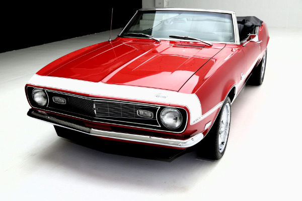 For Sale Used 1968 Chevrolet Camaro Convertible Numbers Matching, Red, | American Dream Machines Des Moines IA 50309