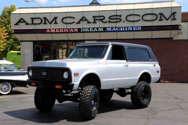 For Sale Used 1971 Chevrolet Blazer SATIN SILVER, NEW BLK IN, LIFT | American Dream Machines Des Moines IA 50309