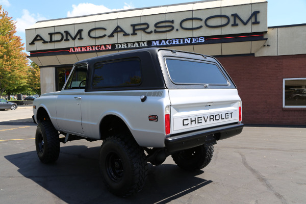 For Sale Used 1971 Chevrolet Blazer SATIN SILVER, NEW BLK IN, LIFT | American Dream Machines Des Moines IA 50309