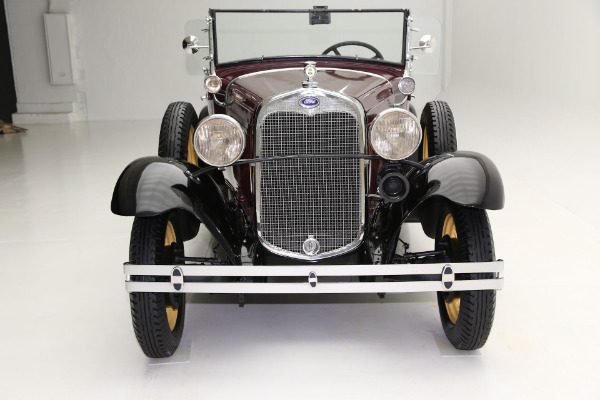 For Sale Used 1930 Ford Model A Roadster Two Tone, Burgundy & Black | American Dream Machines Des Moines IA 50309