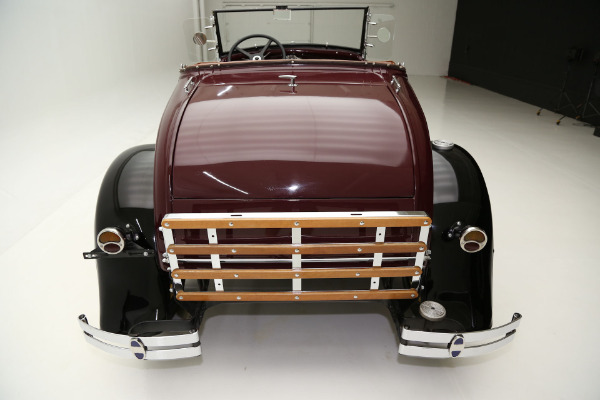 For Sale Used 1930 Ford Model A Roadster Two Tone, Burgundy & Black | American Dream Machines Des Moines IA 50309