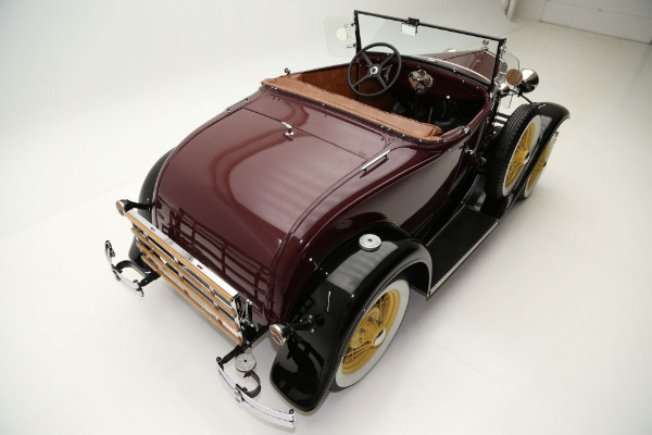 For Sale Used 1930 Ford Model A Roadster Two Tone, Burgundy & Black | American Dream Machines Des Moines IA 50309