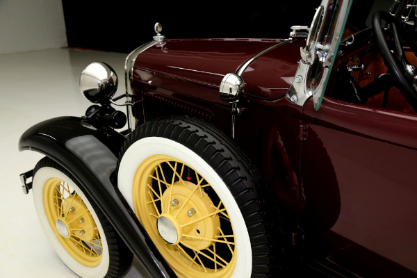 For Sale Used 1930 Ford Model A Roadster Two Tone, Burgundy & Black | American Dream Machines Des Moines IA 50309