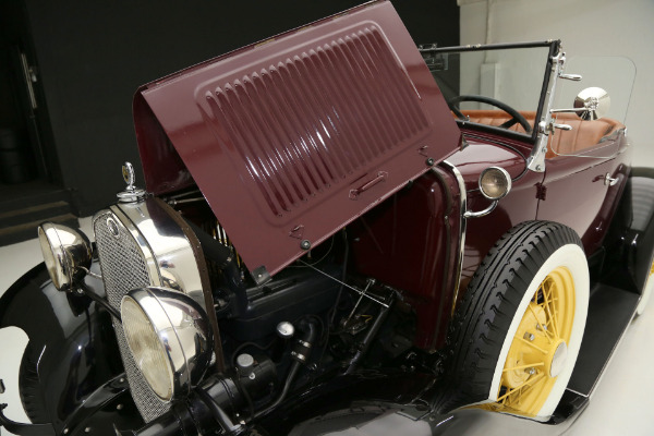 For Sale Used 1930 Ford Model A Roadster Two Tone, Burgundy & Black | American Dream Machines Des Moines IA 50309