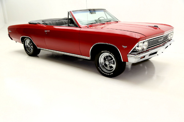 For Sale Used 1966 Chevrolet Chevelle convertible Red, 4 speed, | American Dream Machines Des Moines IA 50309