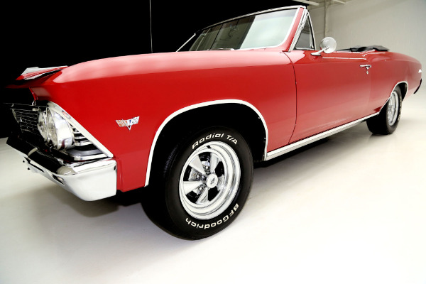 For Sale Used 1966 Chevrolet Chevelle convertible Red, 4 speed, | American Dream Machines Des Moines IA 50309