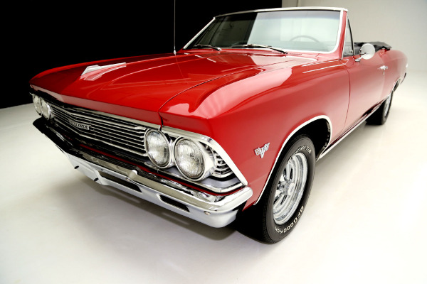 For Sale Used 1966 Chevrolet Chevelle convertible Red, 4 speed, | American Dream Machines Des Moines IA 50309