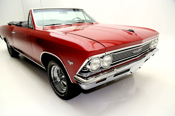 For Sale Used 1966 Chevrolet Chevelle convertible Red, 4 speed, | American Dream Machines Des Moines IA 50309