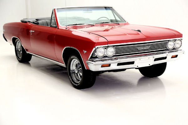 For Sale Used 1966 Chevrolet Chevelle convertible Red, 4 speed, | American Dream Machines Des Moines IA 50309