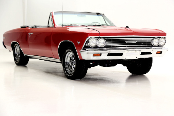 For Sale Used 1966 Chevrolet Chevelle convertible Red, 4 speed, | American Dream Machines Des Moines IA 50309