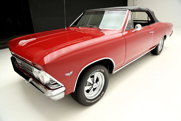 For Sale Used 1966 Chevrolet Chevelle convertible Red, 4 speed, | American Dream Machines Des Moines IA 50309