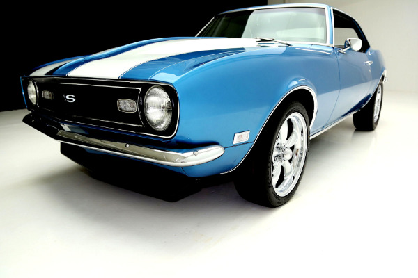 For Sale Used 1968 Chevrolet Camaro Viper Blue, 4-SPD, 468 Big Block | American Dream Machines Des Moines IA 50309