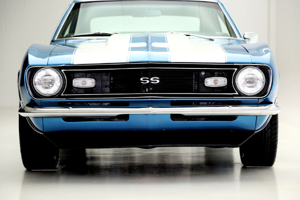 For Sale Used 1968 Chevrolet Camaro Viper Blue, 4-SPD, 468 Big Block | American Dream Machines Des Moines IA 50309