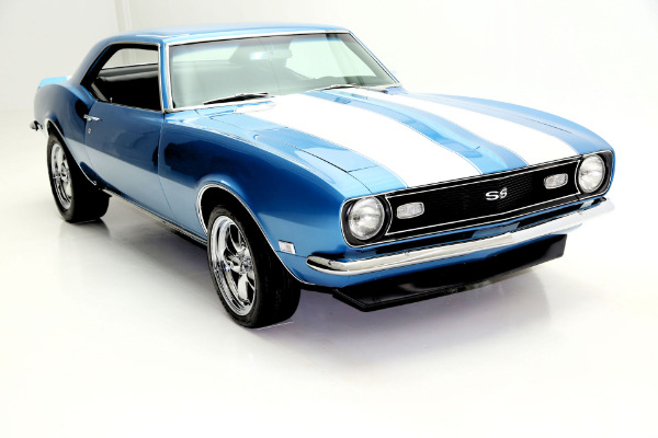 For Sale Used 1968 Chevrolet Camaro Viper Blue, 4-SPD, 468 Big Block | American Dream Machines Des Moines IA 50309