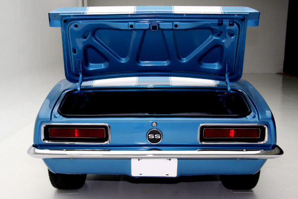 For Sale Used 1968 Chevrolet Camaro Viper Blue, 4-SPD, 468 Big Block | American Dream Machines Des Moines IA 50309
