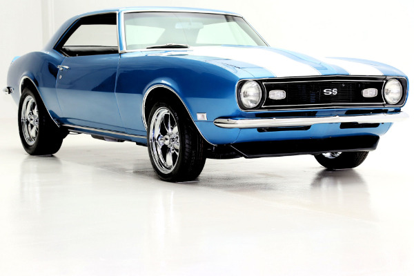 For Sale Used 1968 Chevrolet Camaro Viper Blue, 4-SPD, 468 Big Block | American Dream Machines Des Moines IA 50309