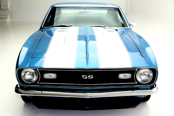 For Sale Used 1968 Chevrolet Camaro Viper Blue, 4-SPD, 468 Big Block | American Dream Machines Des Moines IA 50309