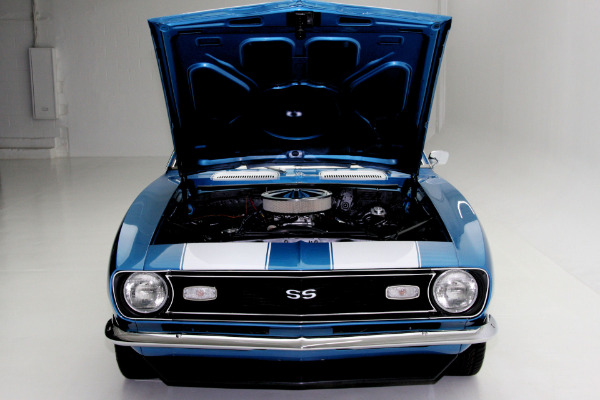 For Sale Used 1968 Chevrolet Camaro Viper Blue, 4-SPD, 468 Big Block | American Dream Machines Des Moines IA 50309