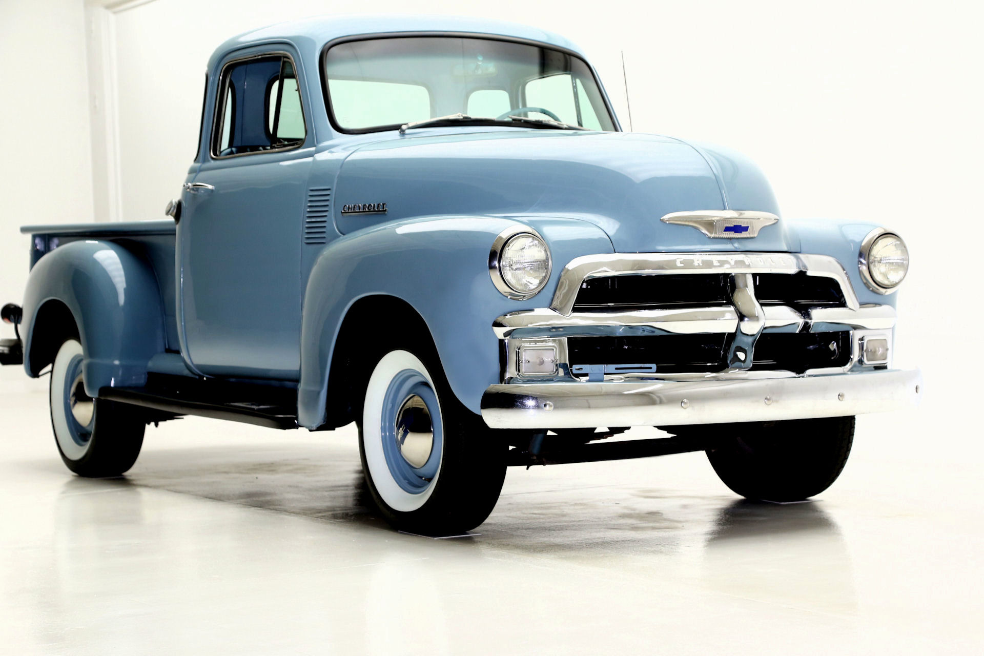 1955 chevrolet 3100 pickup blue 5 window c 225 sold=Available&