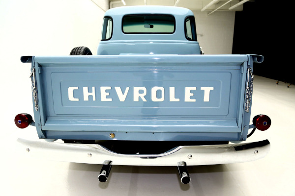 For Sale Used 1955 Chevrolet 3100 Pickup blue, 5 window | American Dream Machines Des Moines IA 50309