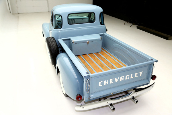 For Sale Used 1955 Chevrolet 3100 Pickup blue, 5 window | American Dream Machines Des Moines IA 50309