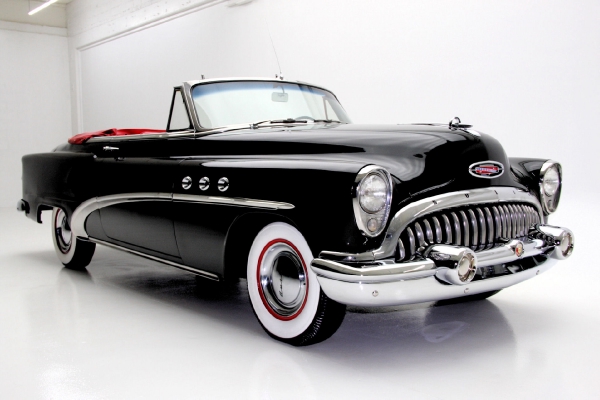 For Sale Used 1953 Buick Special Convertible Rare Black & Red | American Dream Machines Des Moines IA 50309